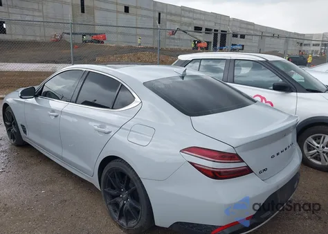 2022 Genesis G70 Prestige из США, поврежденный, VIN KMTG34TA9NU102092